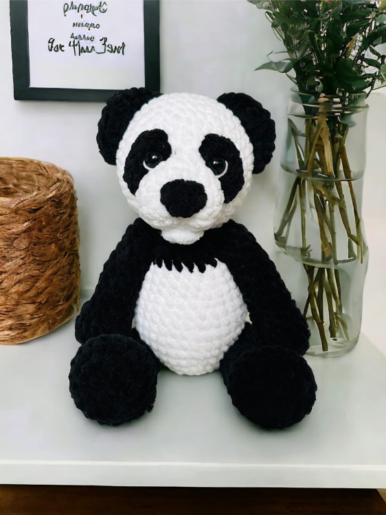 Panda - wzór szydełkowy w formie pliku pdf